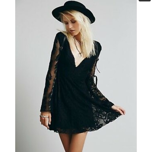 Free People Dresses & Skirts - Free People Reign Over Me lace dress NWOT